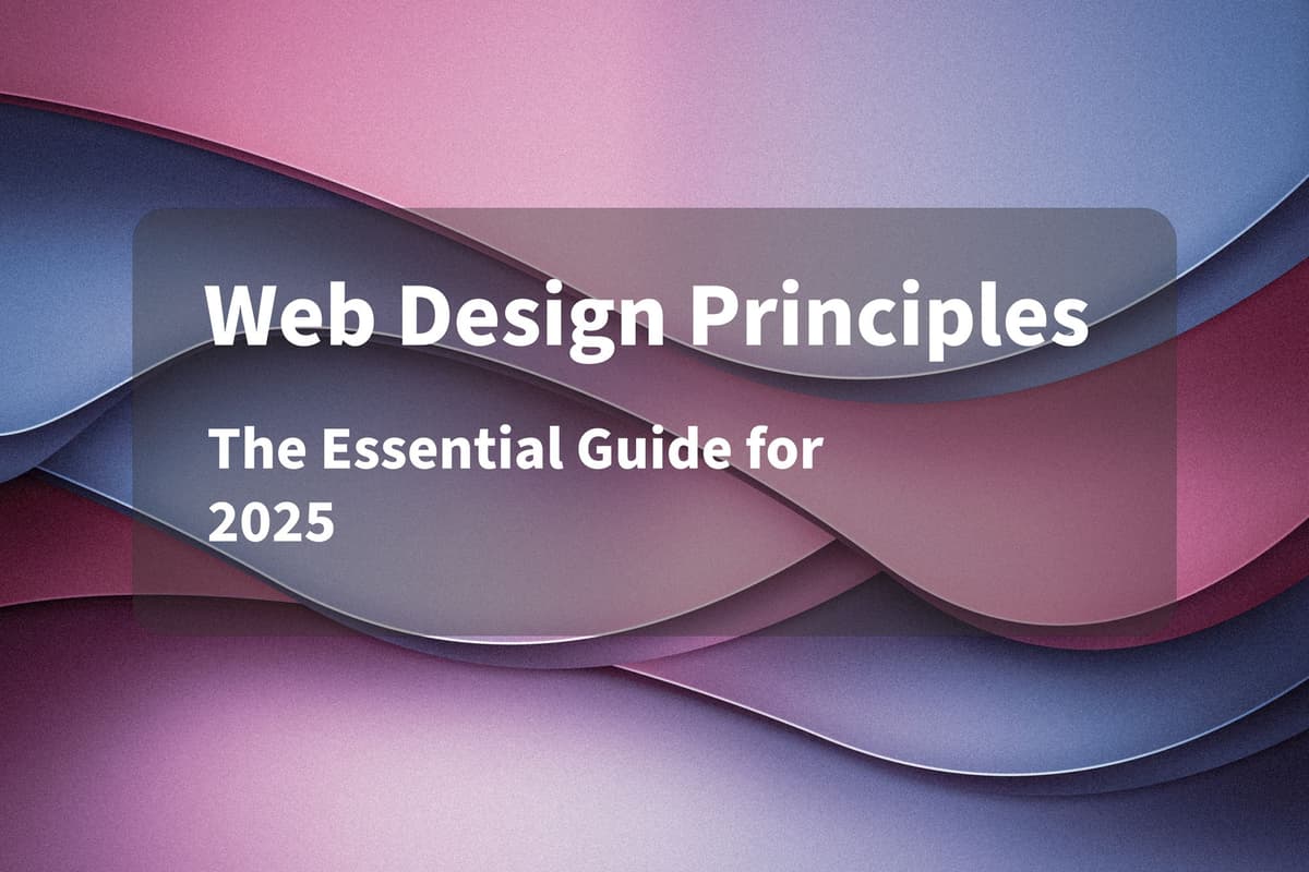 The Essential Guide to Web Design Principles in 2025